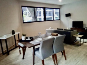 Departamento en renta y venta con terraza en la Roma Norte CDMX.